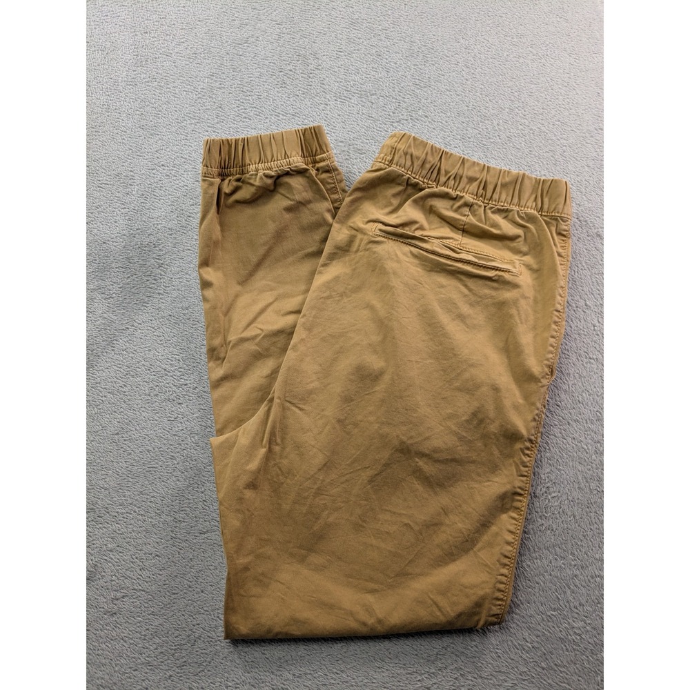 American Eagle Extreme Flex Joggers Mens Medium Tan Khaki Elastic Waist Pants